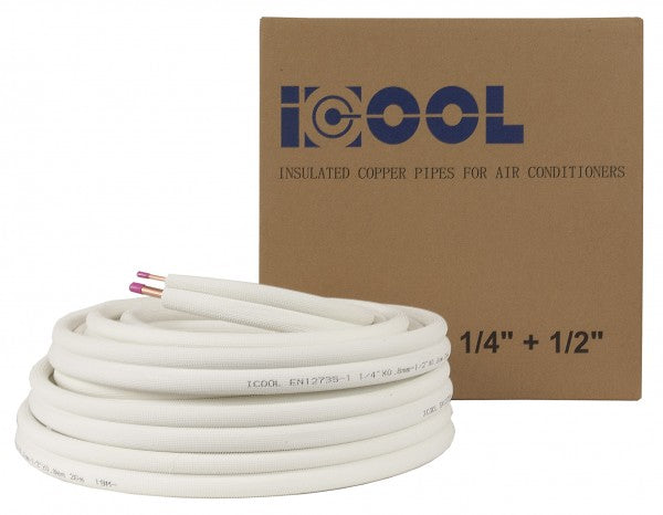 Airco Koelleidingset Installatiekit 1/4" x 1/2" - 20 meter