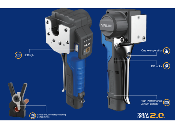 Value VET-19-Li Electrisch flare apparaat