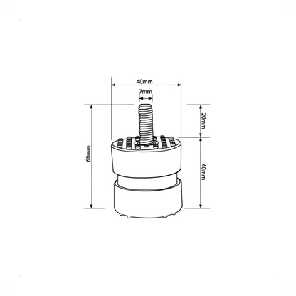 Soleco Trillingsdempers voor airco en warmtepompen 50 t/m 80 KG